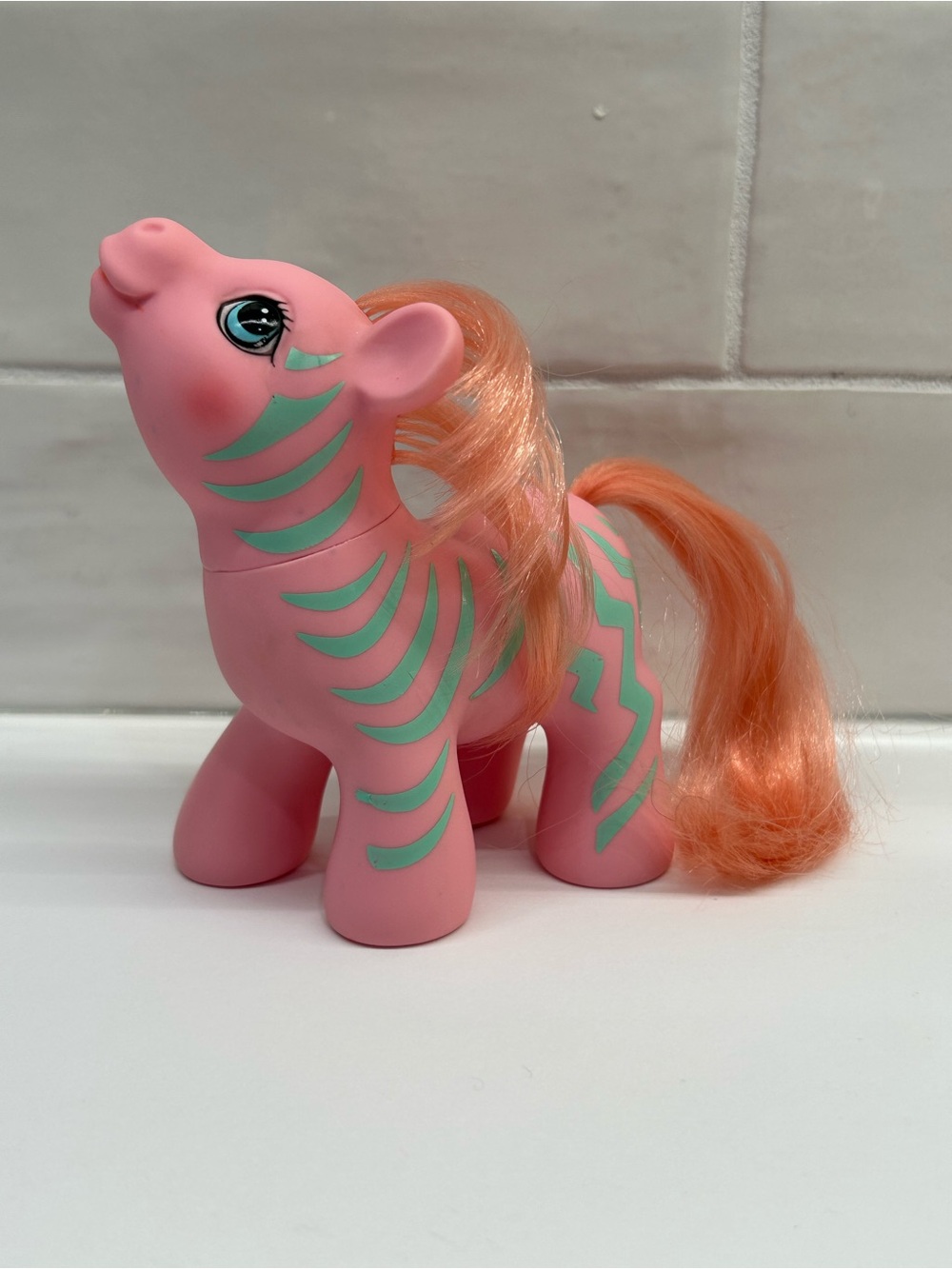 My Little Pony G1 Pony Friend Zig Zag Zebra (pp)